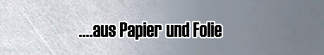 Beleistung von Plakaten aus Papier und Folie